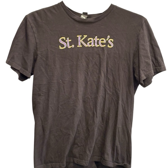 St. Kate's Tops - St. Kate's St. Catherine's University St. Paul MN Tee Shirt Black Size Small